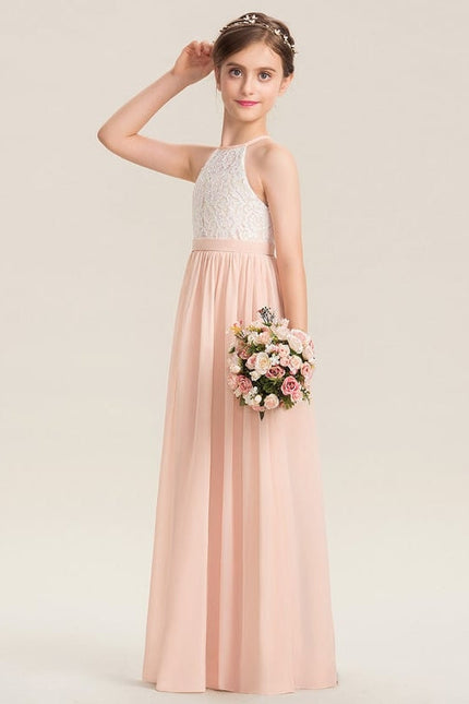Robe Cérémonie Longue Rose Douce - gallery 4