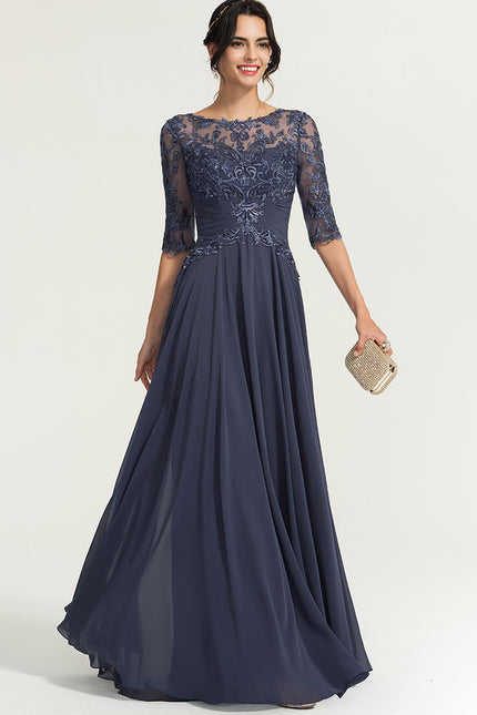 Robe Cérémonie Fluide Marine - gallery 4