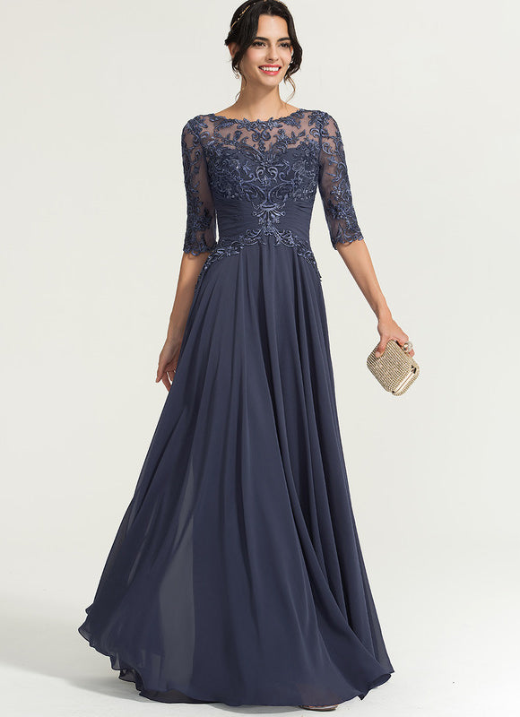 Robe Cérémonie Fluide Marine - gallery 4