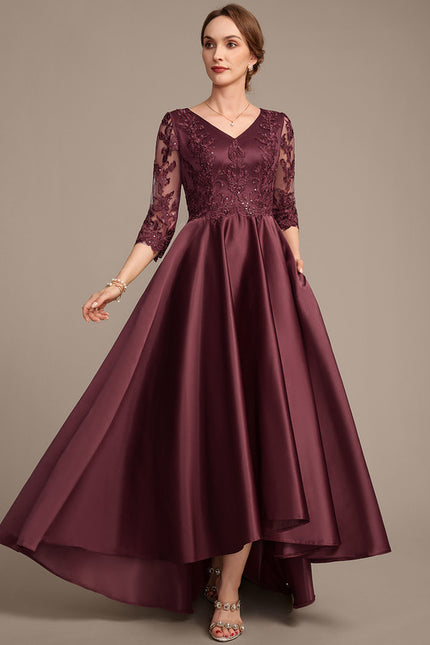 Robe Cérémonie Élégance Pourpre Scintillante - gallery 2