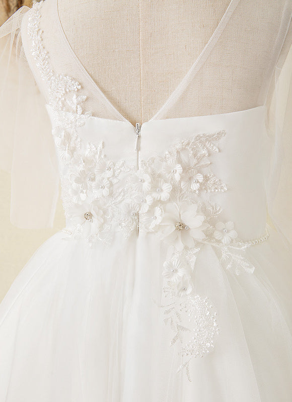Robe Ceremonie Blanche Pas Cher - gallery 1