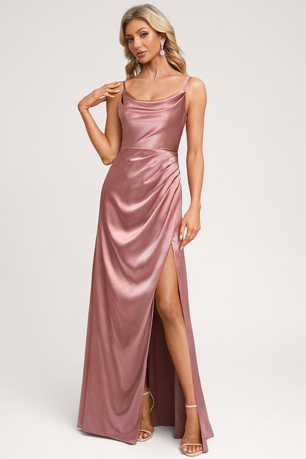 Robe Cérémonie Satin Doré - gallery 4