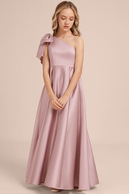 Robe Cérémonie Asymétrique Rose - gallery 2