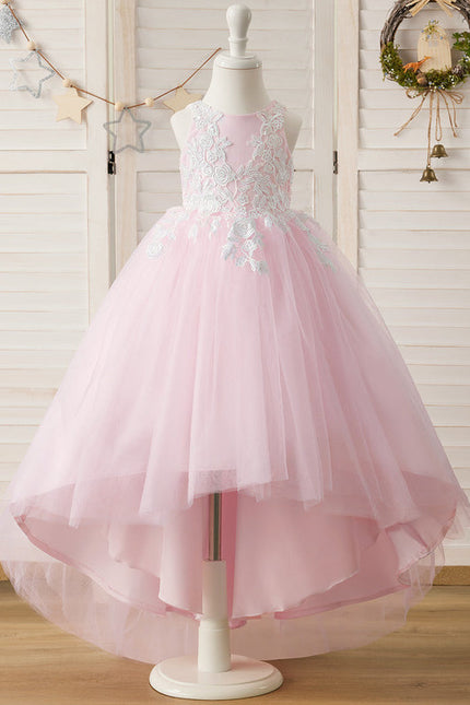 Robe Longue Ceremonie Rose Pale