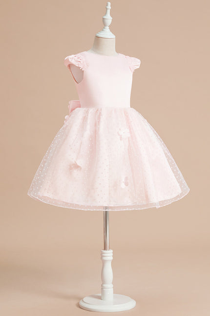 Robe Cérémonie Volants Pêche - gallery 2