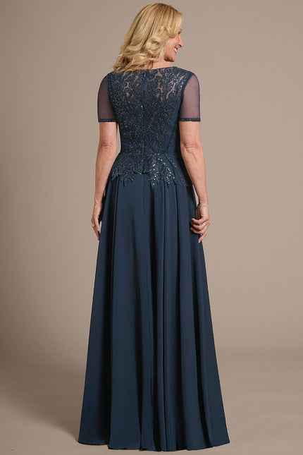 Robe Cérémonie Longue Bleu Royal - gallery 6