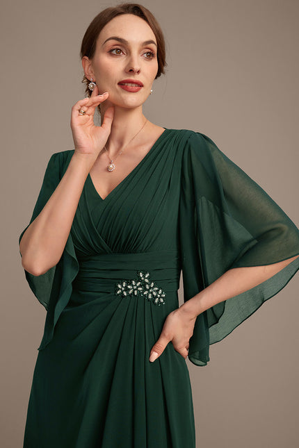 Robe Cérémonie Émeraude Élancée - gallery 1