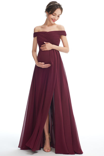 Robe Cérémonie Maternité Élégante - gallery 4