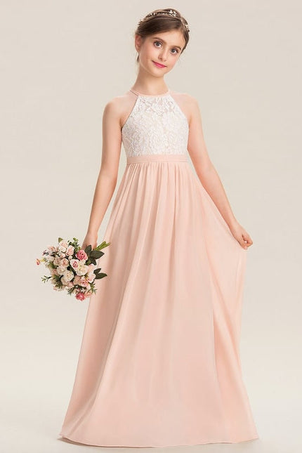 Robe Cérémonie Longue Rose Douce - gallery 5