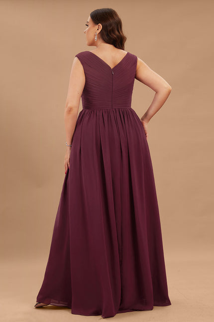 Robe Cérémonie Élégante À Décolleté - gallery 5