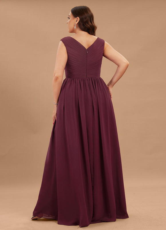 Robe Cérémonie Élégante À Décolleté - gallery 5