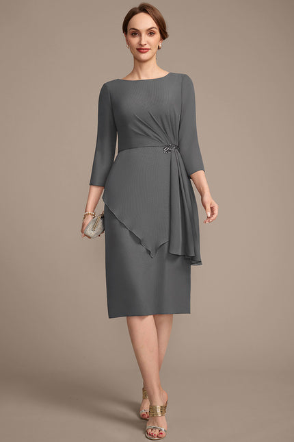 Robe Cérémonie Satinée Élégante - gallery 1