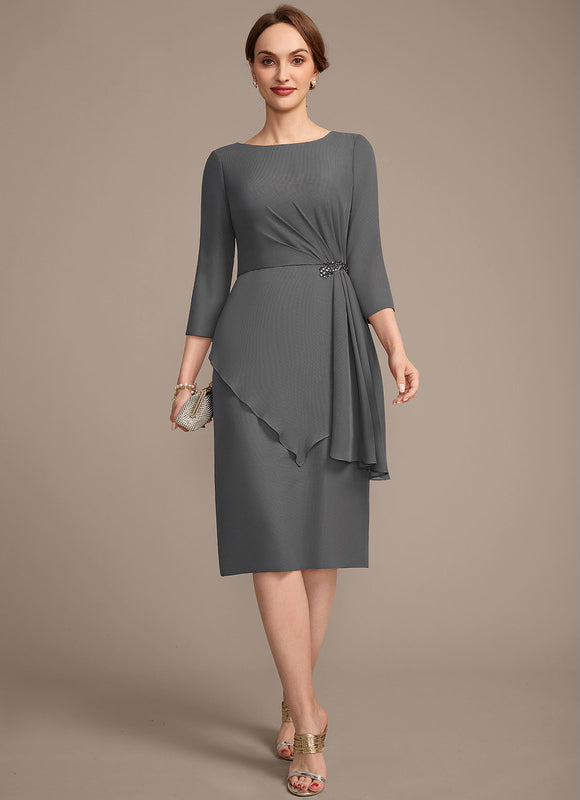 Robe Cérémonie Satinée Élégante - gallery 1