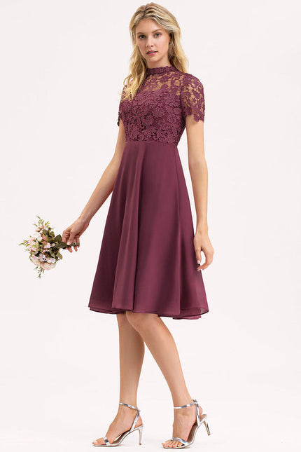 Robe Cérémonie Violet Élégant - gallery 3