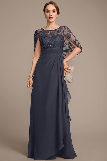 Robe Cérémonie Fluide Dentelle - gallery 2
