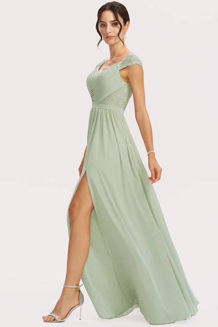 Robe Cérémonie Longue Rose Élégante - gallery 2