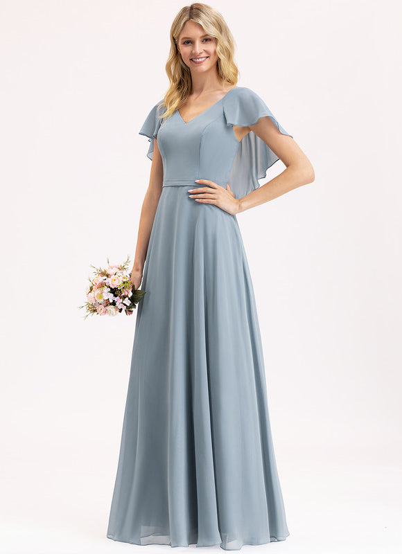 Robe Cérémonie Longue Volants Rose - gallery 3