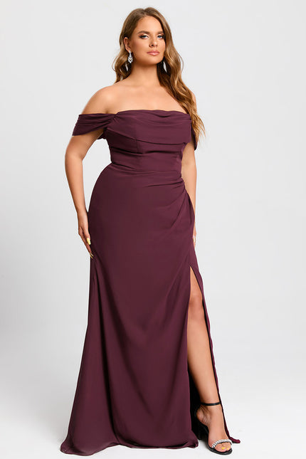 Robe Cérémonie Élégante À Décolleté - gallery 8