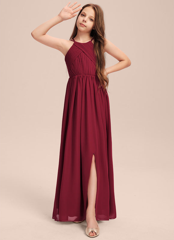 Robe Cérémonie Longue Plissée - gallery 3