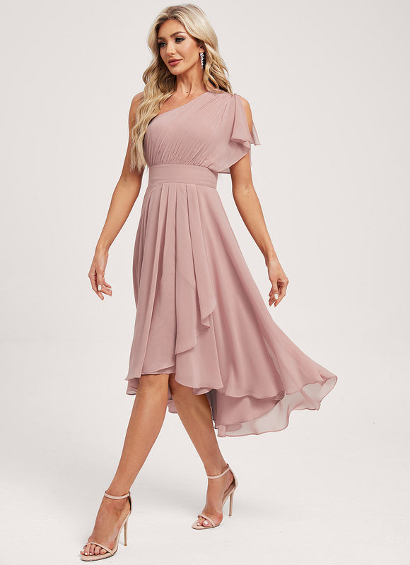 Robe Ceremonie Courte Rose - gallery 1
