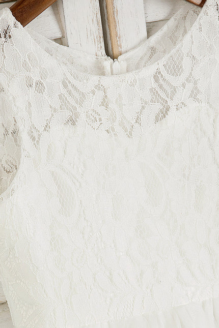 Robe Cérémonie Éclatante Blanche - gallery 8