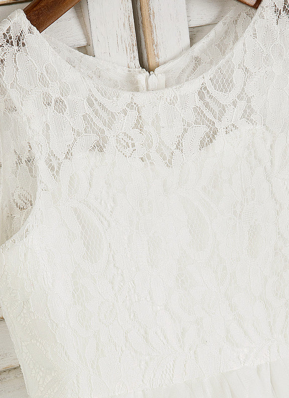 Robe Cérémonie Éclatante Blanche - gallery 8