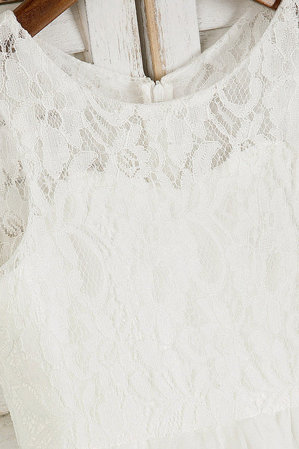 Robe Cérémonie Éclatante Blanche - gallery 8