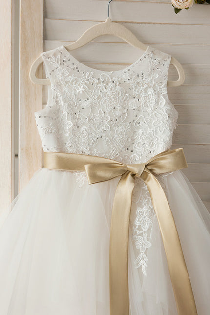 Robe Ceremonie Blanche Femme - gallery 2