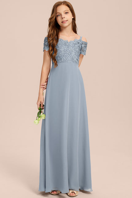 Robe Cérémonie Bleu Céleste Éthéré - gallery 3