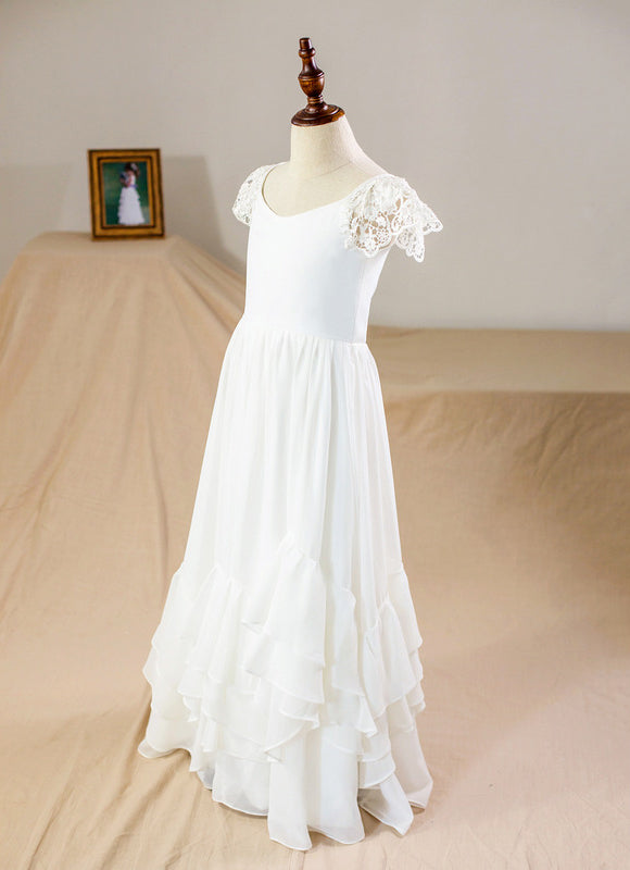 Robe Cérémonie Mousseline Fille - gallery 1