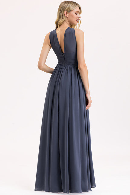 Robe Cérémonie Longue Volants Rose - gallery 3