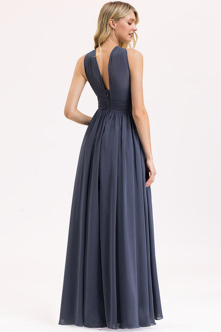 Robe Cérémonie Longue Volants Rose - gallery 3