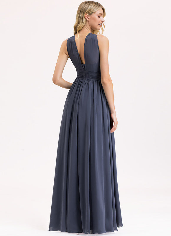Robe Cérémonie Longue Volants Rose - gallery 3