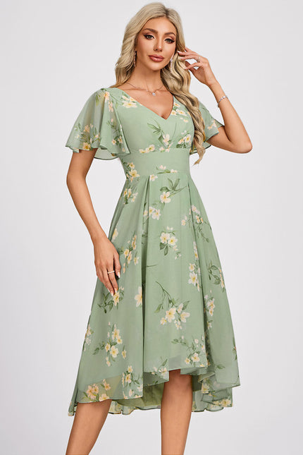 Robe Cérémonie Fluide Marine Élégante - gallery 3