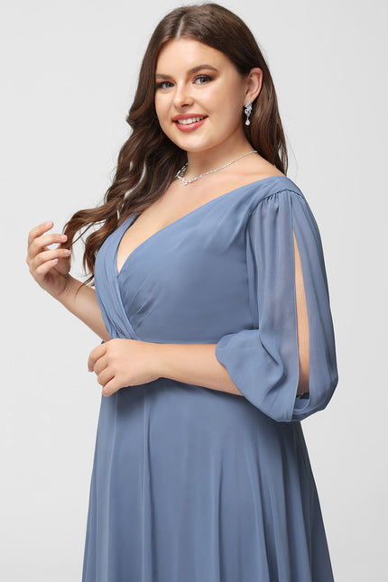 Robe Cérémonie Longue Volants Rose - gallery 7