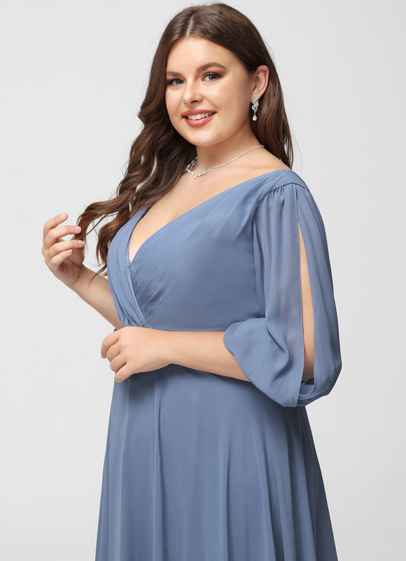 Robe Cérémonie Longue Volants Rose - gallery 7