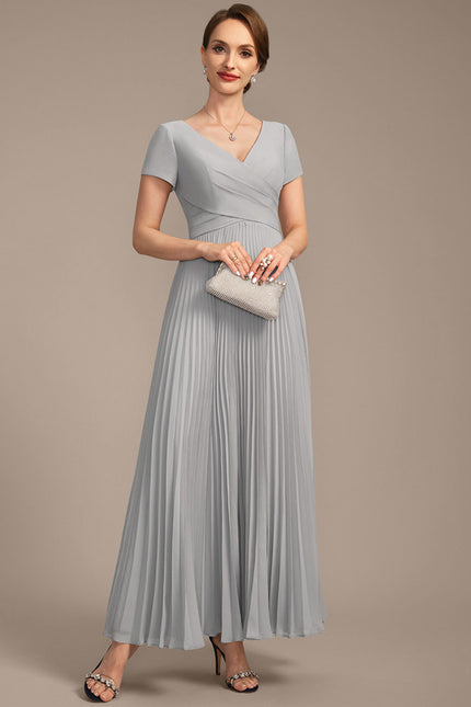 Robe Cérémonie Plissée Élégante - gallery 7