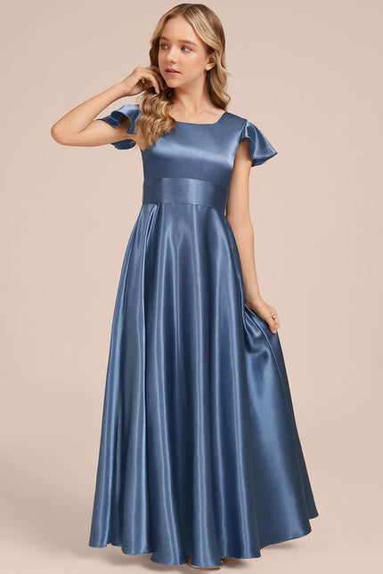 Robe Cérémonie Satin Fluide - gallery 1