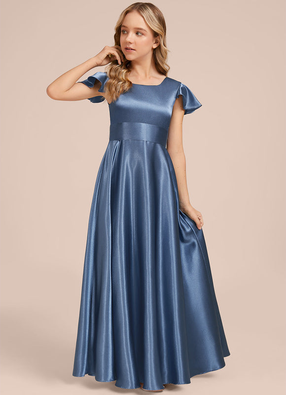 Robe Cérémonie Satin Fluide - gallery 1