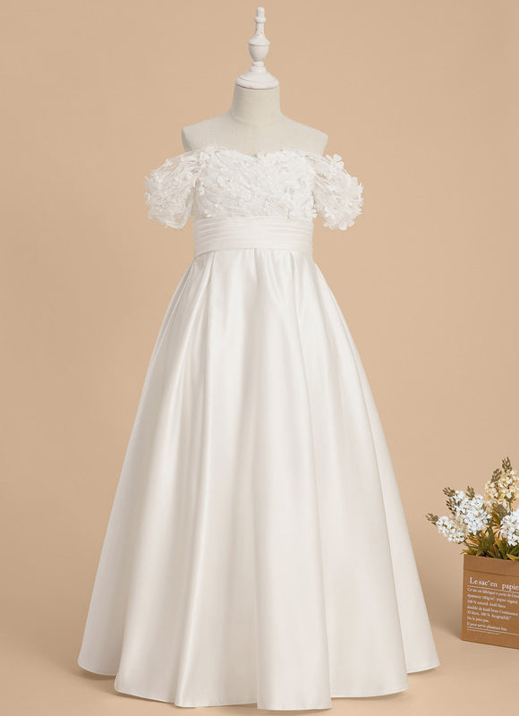 Robe Ceremonie Blanche Fille - gallery 1
