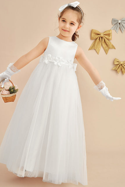 Robe Cérémonie Glamour Enfant Satiné - gallery 5