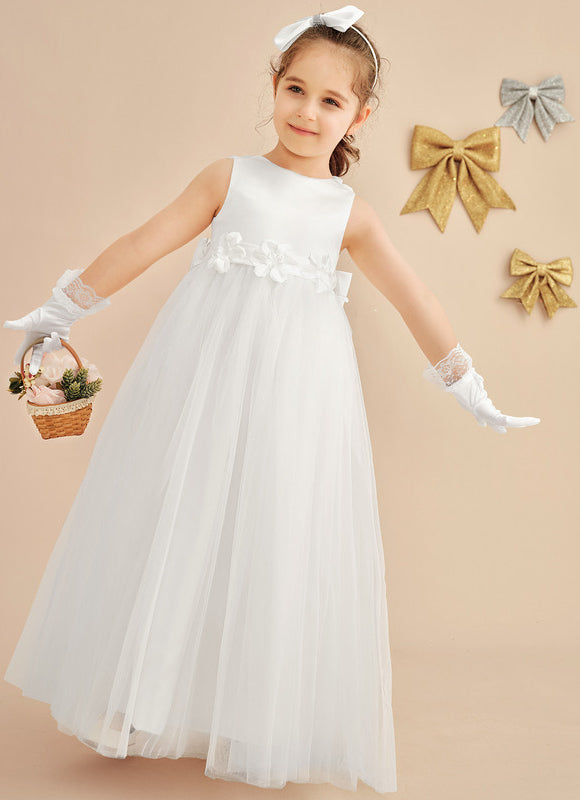 Robe Cérémonie Glamour Enfant Satiné - gallery 5
