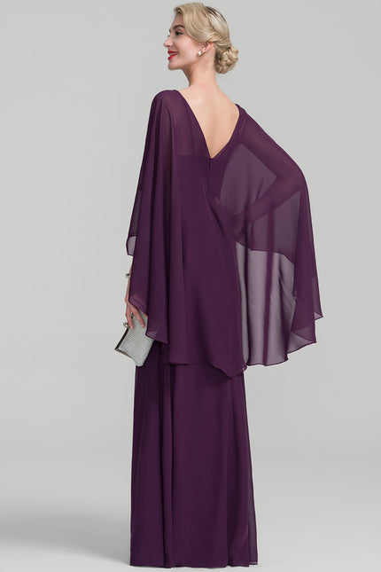 Robe Cérémonie Violette Fluide - gallery 3