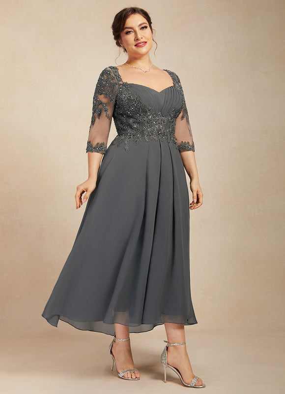 Robe Cérémonie Ajourée Marine - gallery 9