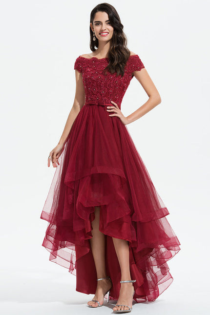 Robe Cérémonie Tulle Bordeaux - gallery 2