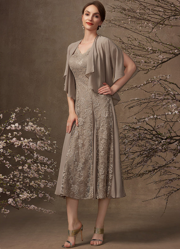 Robe Cérémonie Dentelle Marine - gallery 7