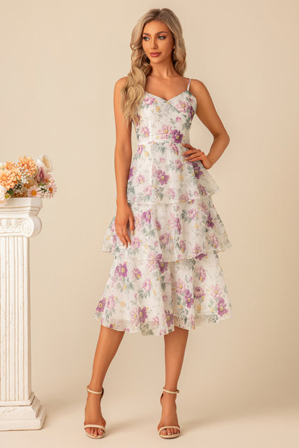 Robe Cérémonie Fleurie Fluide - gallery 4