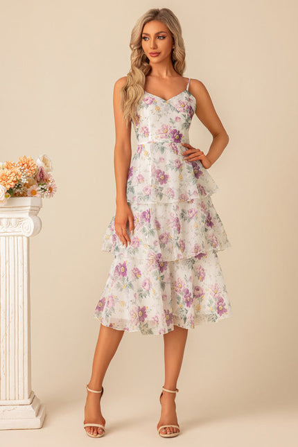 Robe Cérémonie Fleurie Fluide - gallery 4