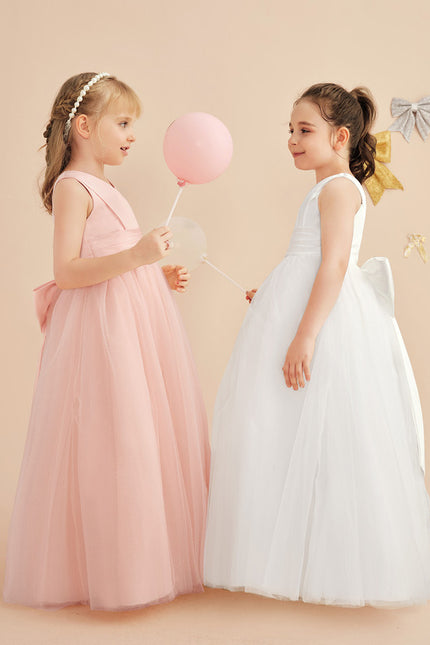 Robe Cérémonie Enfant Rose Douce - gallery 2