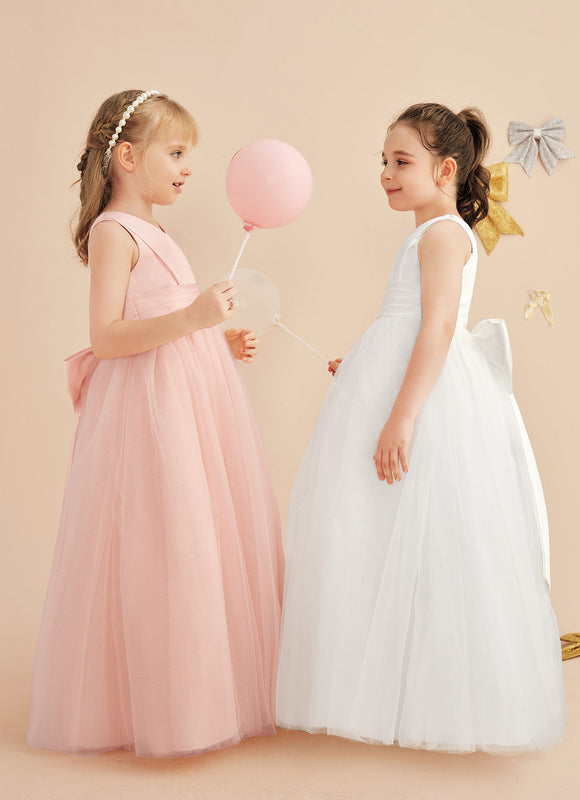 Robe Cérémonie Enfant Rose Douce - gallery 2